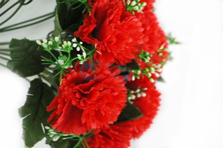 Red Rose Beautiful Artificial Flower Fake Carnation