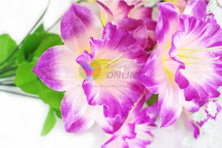 Factory Direct Supply Pink Color Fake Flower for Decoration