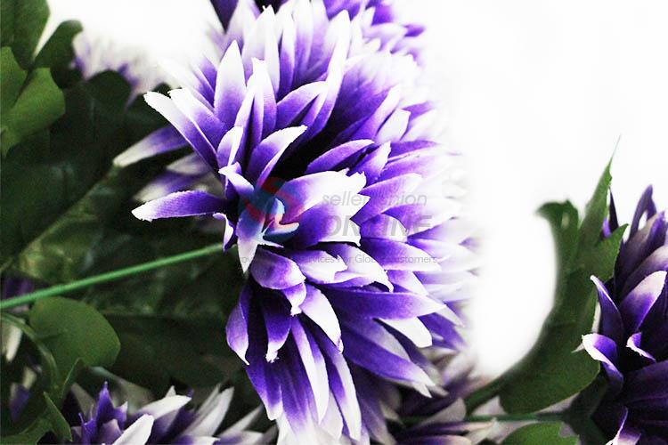 Purple Color Artificial Flowers Artificial Bouquet Real Touch Flowers