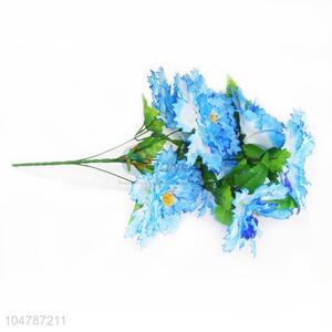 Blue Color Big A Bunch of Artificial Fake Flower Wedding Flower