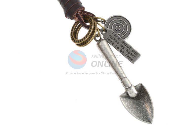 Recent design cowhide key chain key ring