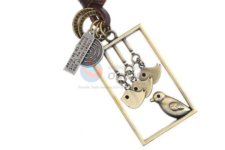 Wholesale custom cowhide key chain key ring