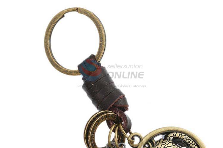 New arrival cowhide key chain key ring