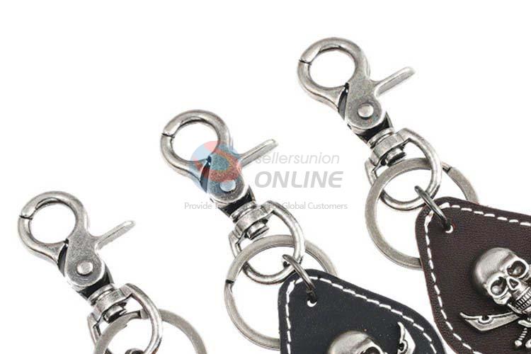 Factory sales cowhide key chain key ring