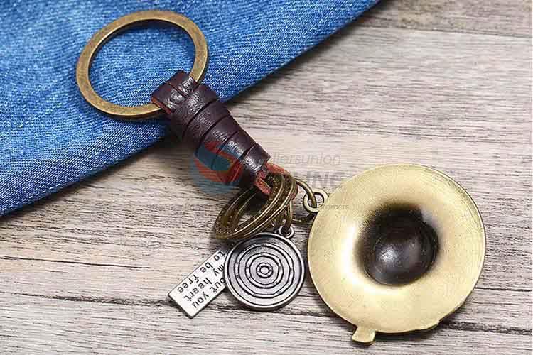 Direct factory cowhide key chain key ring