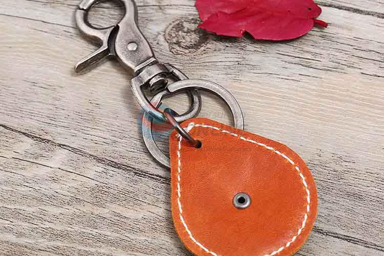 Best selling cowhide key chain key ring