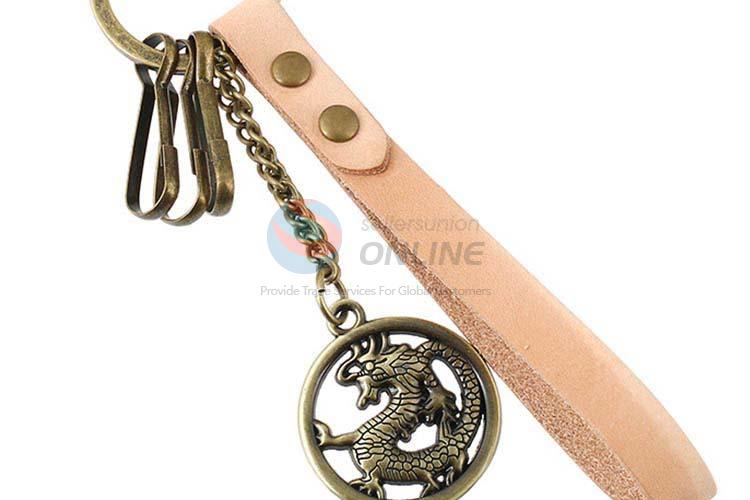 Super quality cowhide key chain key ring