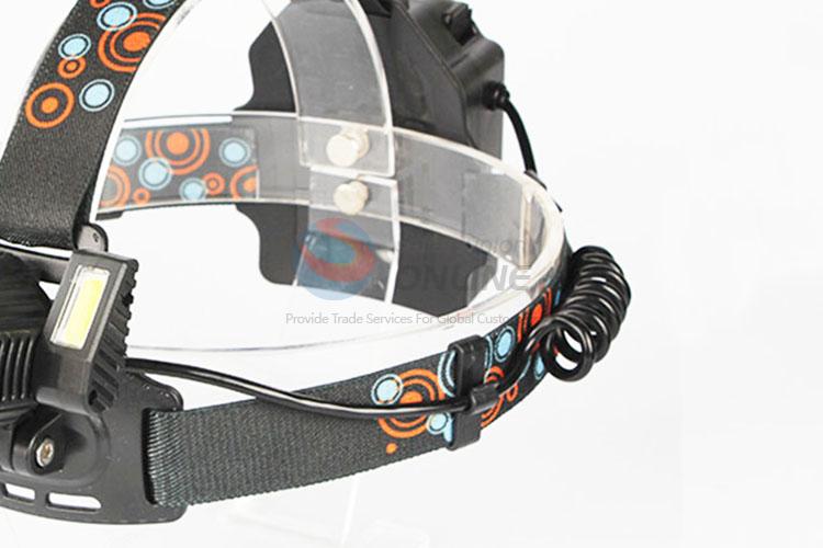 LED Headlamp Flashlight with Gesture Control Waterproof Helmet Light