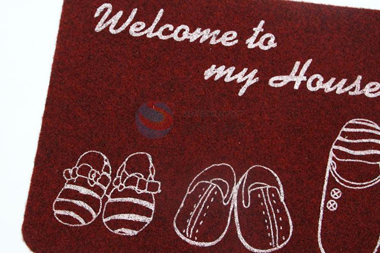 Wholesale Supplies Cartoon Shoes Printed Welcome Mat Door Mat