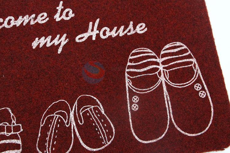 Wholesale Supplies Cartoon Shoes Printed Welcome Mat Door Mat