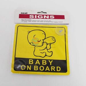 Baby on Board Sucker Signs