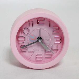 New Cute Pink Round Clock