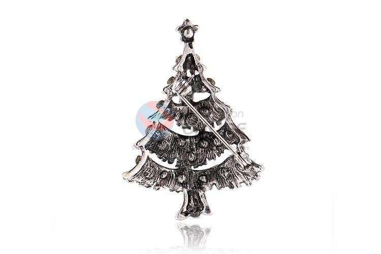 High quality Christams tree shape alloy brooch