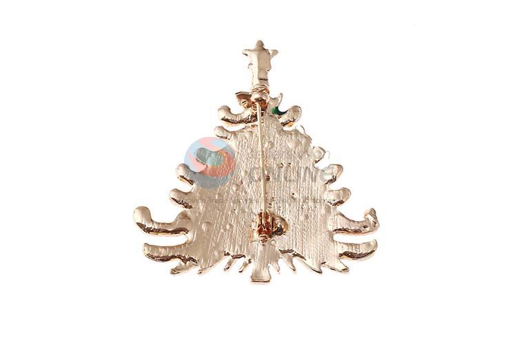 Wholesale new style Christams tree shape alloy brooch