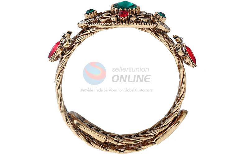 Nice fashion cheap rhinestone alloy bracelet