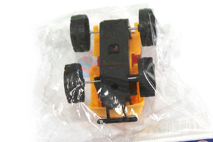 Best selling plastic pull-back engineering vehicle for kids