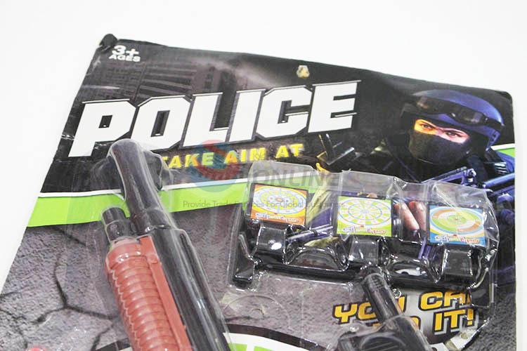 Promotional Gift Soft Bullet Gun Police Set Toy For Kids