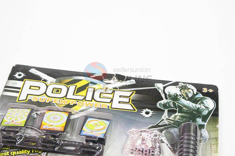 Fashion Style Funny Toys Police Soft Bullet Gun Set