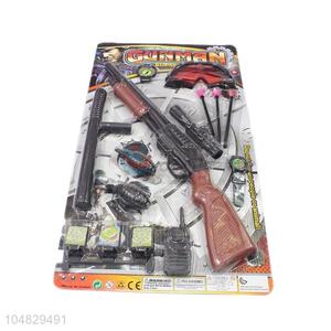 Promotional Wholesale Children Soft Bullet Police Set Toy Gun