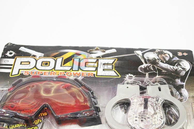 Excellent Quality Kids Plastic Police Set With Soft Bullet Gun Play Set