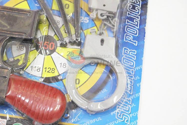 Factory Wholesale Children Soft Bullet Police Set Toy Pop Gun