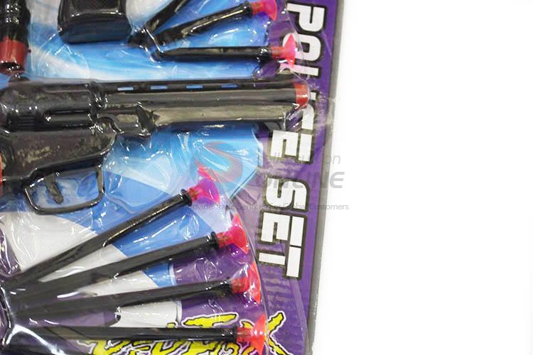 Reasonable Price Plastic Toys Gun Police Set