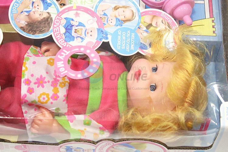 China OEM funny sweet doll set with sound