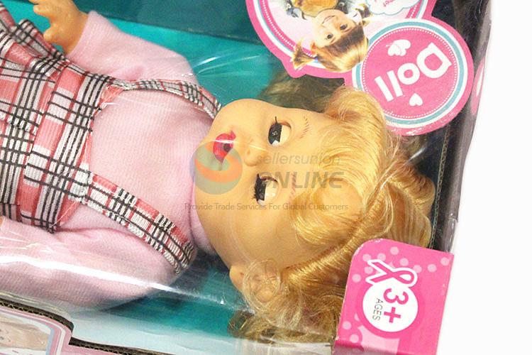 Factory promotional funny sweet doll set with IC