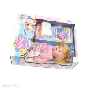 Most popular wholesale funny sweet doll set with sound