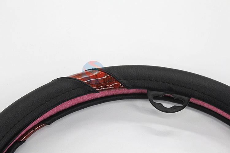 Unique Design Leather Soft Car Steering Wheel Cover