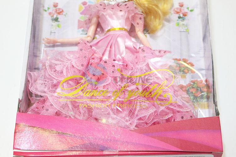 Cheap wholesale kids 11 Cun Wedding Dress Dolls set toy