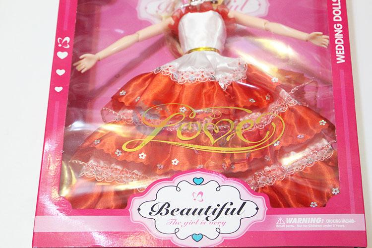 High Quality Children 11 Cun Wedding Dress Dolls Toy Educational Toys