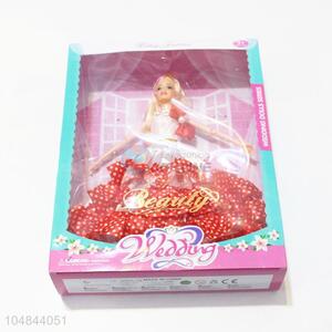 High Quality Children 11 Cun Wedding Dress Dolls Toy Educational Toys