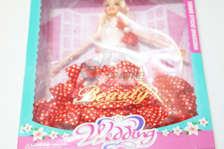 High Quality Children 11 Cun Wedding Dress Dolls Toy Educational Toys