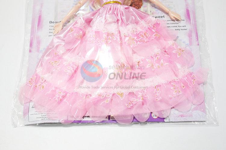 Latest Design 11 Cun Wedding Dress Dolls Plastic Model Toys for Wholesale