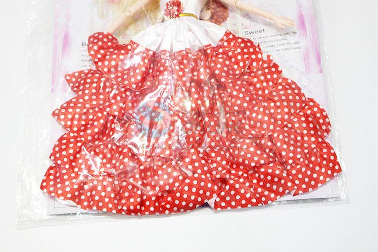 Low Price 11 Cun Wedding Dress Dolls Plastic Model Toys for Kids