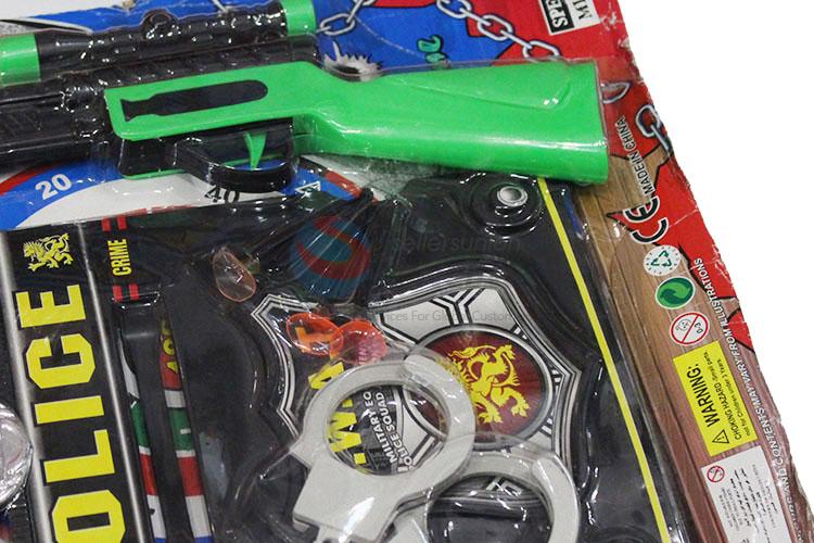 Bottom price kids gun toys police play set