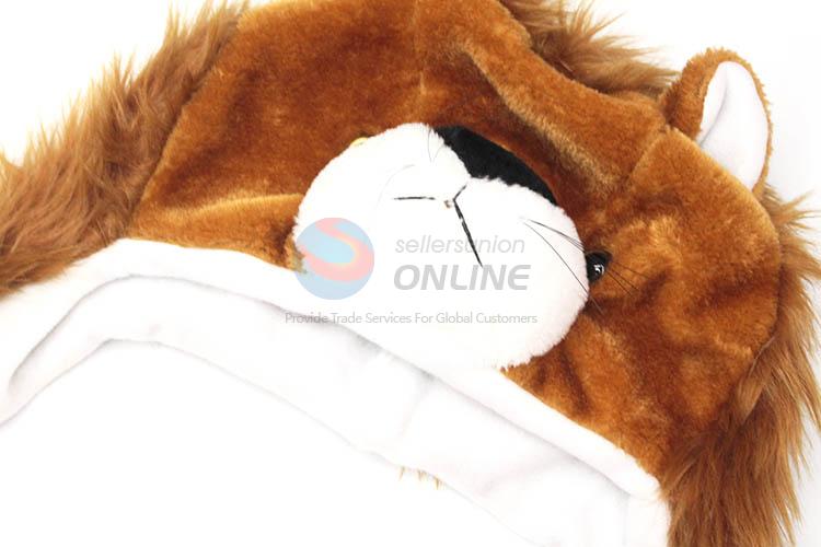 High Quality Cute Winter Plush Animal Head Hat