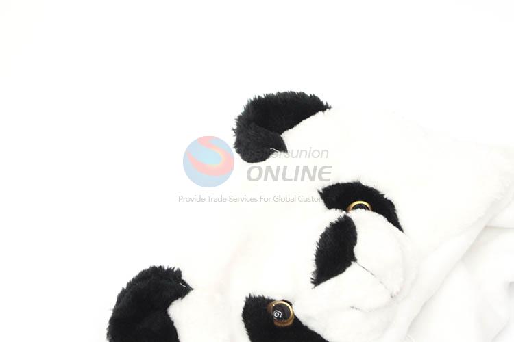 Good Quanlity Cartoon Animal Plush Panda Head Hat With Gloves