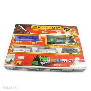 High grade custom kids train track toys