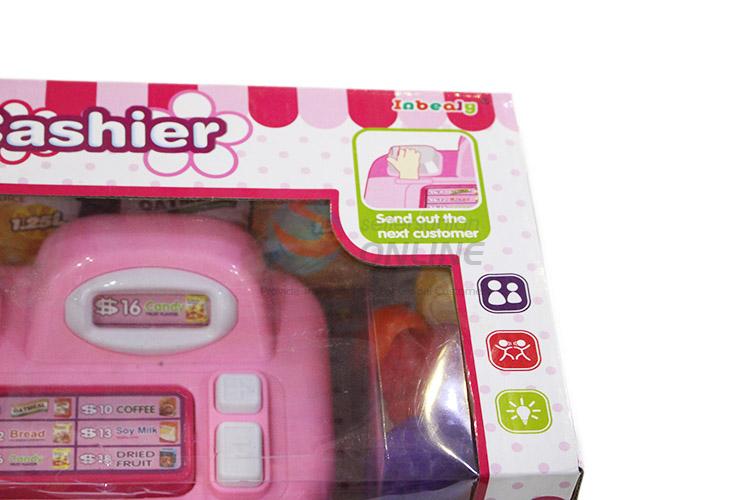 Low price kids mini cashier set toys