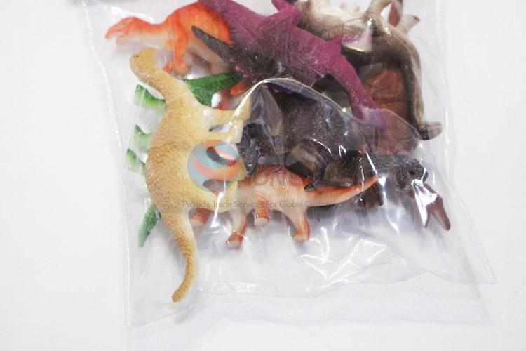 Competitive price plastic dinosaur model toy 8pcs