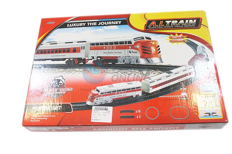 Factory wholesale kids electric train track toy