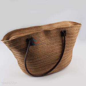 Reasonable Price Hand Made Summer Straw Beach Bag Straw Bag