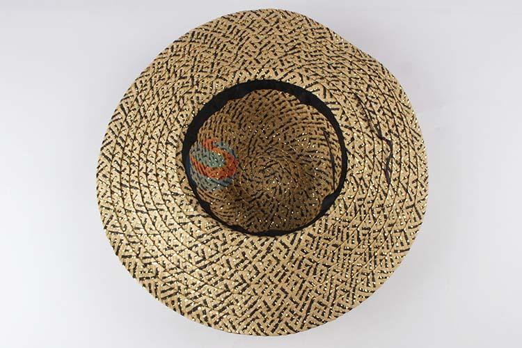 Bottom Price Big Brim Straw Hat Beach Paper Straw Hat