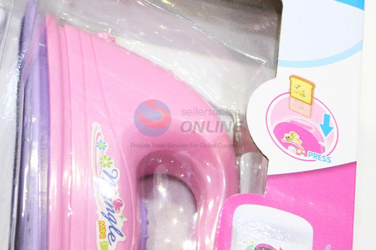 Exquisite Simulation Electric Washing Machine + Sewing Machine +Iron Toys Children Play House Games Tool