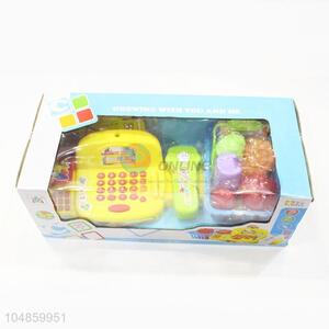 Wholesale Environmental Friendly Plastic Simulation Cash Register Set Children Play House Toy