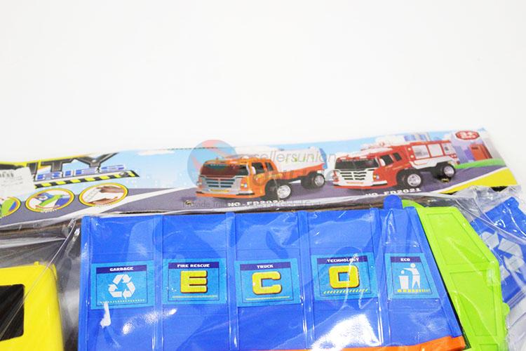 Cute Design Car Toy for Kids Sliding Rubbish Truck