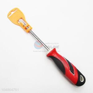 Screwdriver Batch Plastic Handle Slottted Screwdriver with Protective Cover