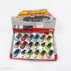 Cheap Price 24pcs Simulation Alloy Sliding Car Children Toy Car